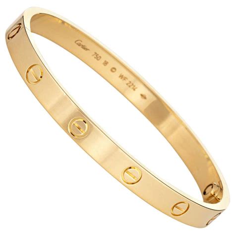 antique cartier love bracelet|pre owned cartier love bracelet.